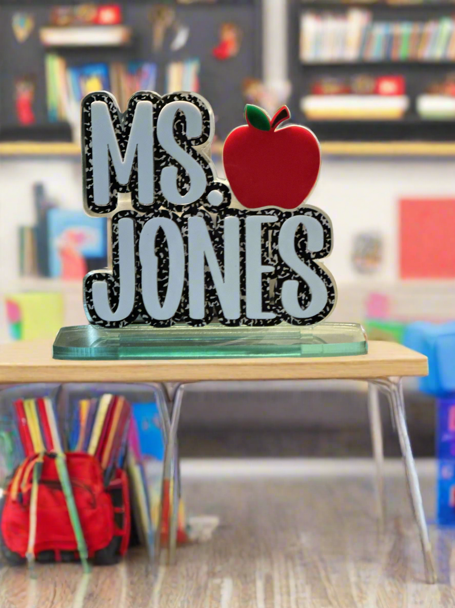Composition Desk Name Plate