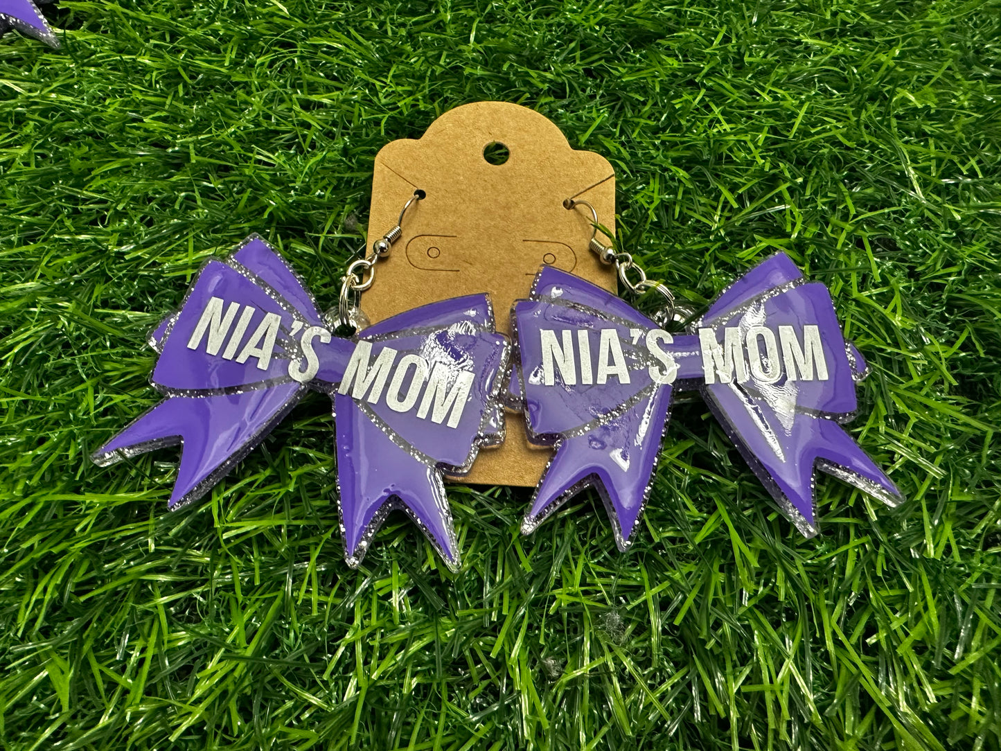 Bow Acrylic Earrings