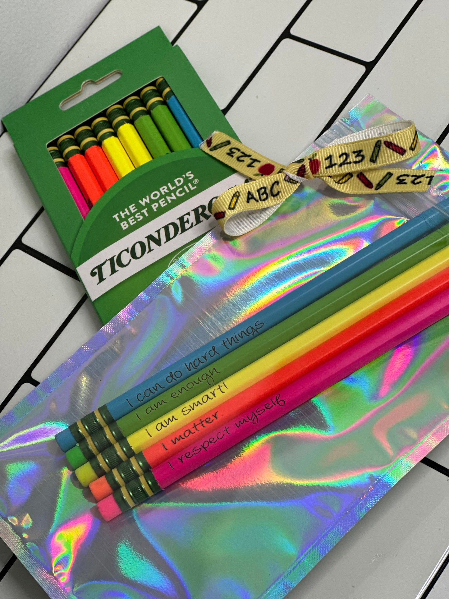 Personalized Affirmation Pencils